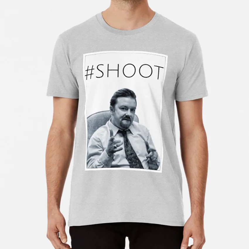 # SHOOT футболка david brent ricky gervais the office wernham hogg | Мужская одежда
