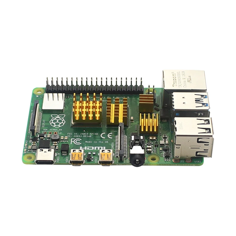 Raspberry Pi 4 Модель B плата 1G 2G 4G ram 2,4G & 5G WiFi Bluetooth 5,0 с корпусом питания теплоотвод для Raspberry Pi 4 Модель B