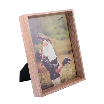 

1 Pc Photo Frame Durable Premium Sturdy Prime High Quality Wooden Picture Frame Picture Holder Photo Frame for Home Living Room