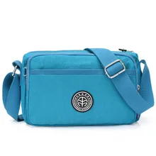 Джин Цяо er большой Ёмкость Наплечная Сумка; трендовая Для женщин хозяйственная сумка свет поездок сумки из натуральной кожи Водонепроницаемый нейлоновая сумка