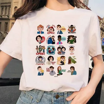 

Stranger Things 3 women Eleven Upside Down friend female femme tee shirts t shirt funny tshirt Printed t-shirt grunge Harajuku