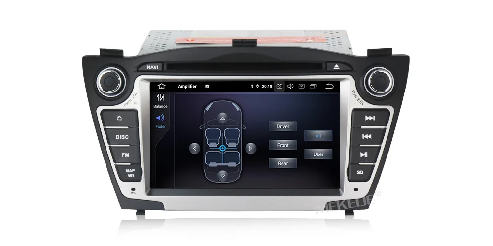 MEKEDE PX5 4+ 64G 1024x600 Android 9,0 автомобильный dvd-плеер мультимедиа для hyundai ix35 Tucson gps плеер навигация Радио Автомобильная компьютер