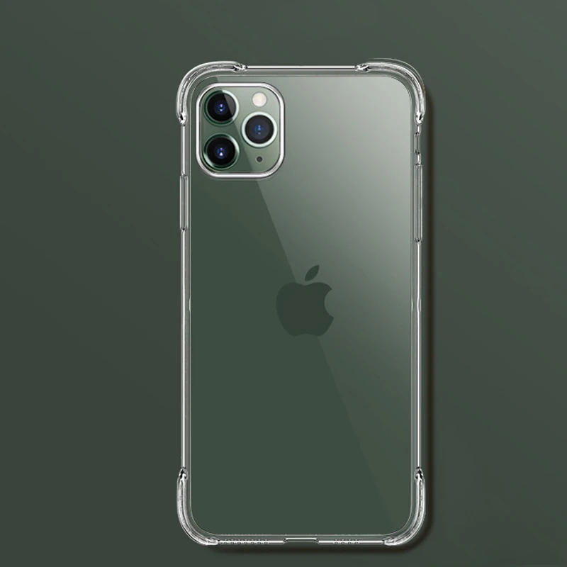 Противоударный защитный прозрачный чехол для iphone 11 11pro XS Max XR X прозрачный противоударный чехол для телефона s Чехол для подушки безопасности для iphone