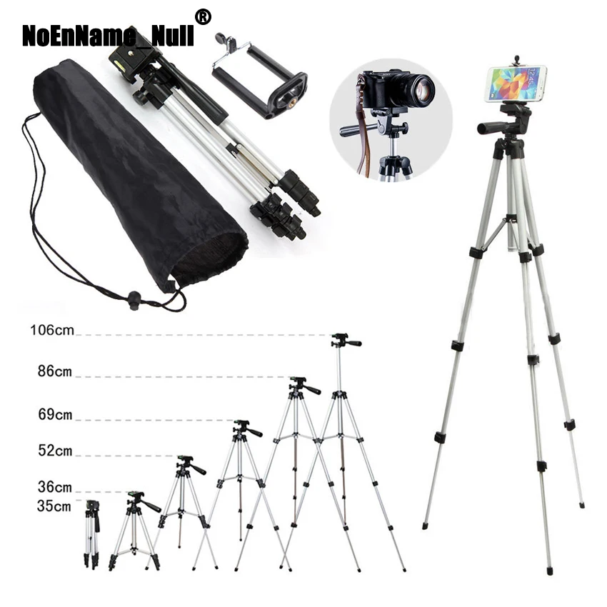 Professional Camera Tripod Stand Holder Mount+bag For Iphone Samsung