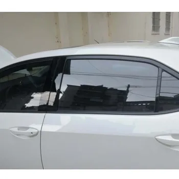 

6pcs Pillar Cover Car Auto Door Window Trim Decor Waterproof Practical