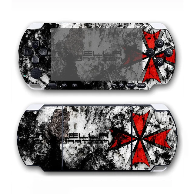 バイオハザード傘ビニールステッカーpsp3000 psp 3000デカールカバー用 
