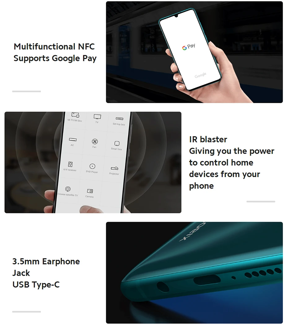 Xiaomi Mi CC9 Pro, 8 ГБ, 128 ГБ, Смартфон Snapdragon, 730G, 108 МП, Penta Camera, 6,47 AMOLED, изогнутый экран, 5260 мАч