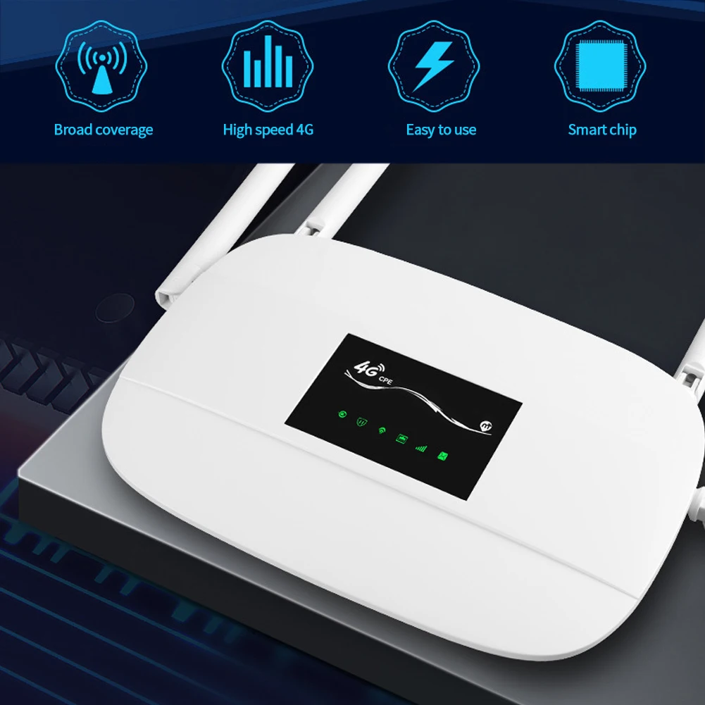 Офисная антенна, высокоскоростной удлинитель, 4G LTE CPE, разблокированный домашний 300 Мбит/с, большой диапазон, аксессуары, Wifi роутер, стабильный слот для sim-карты