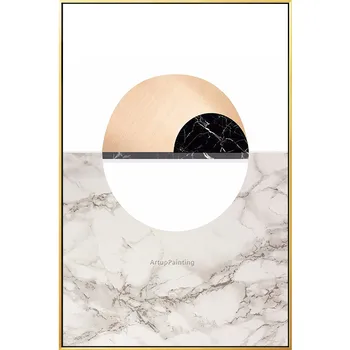 

Geometric Style canvas oil painting cuadros decoracion abstract acrylic wall art decorative pictures for living room home decor