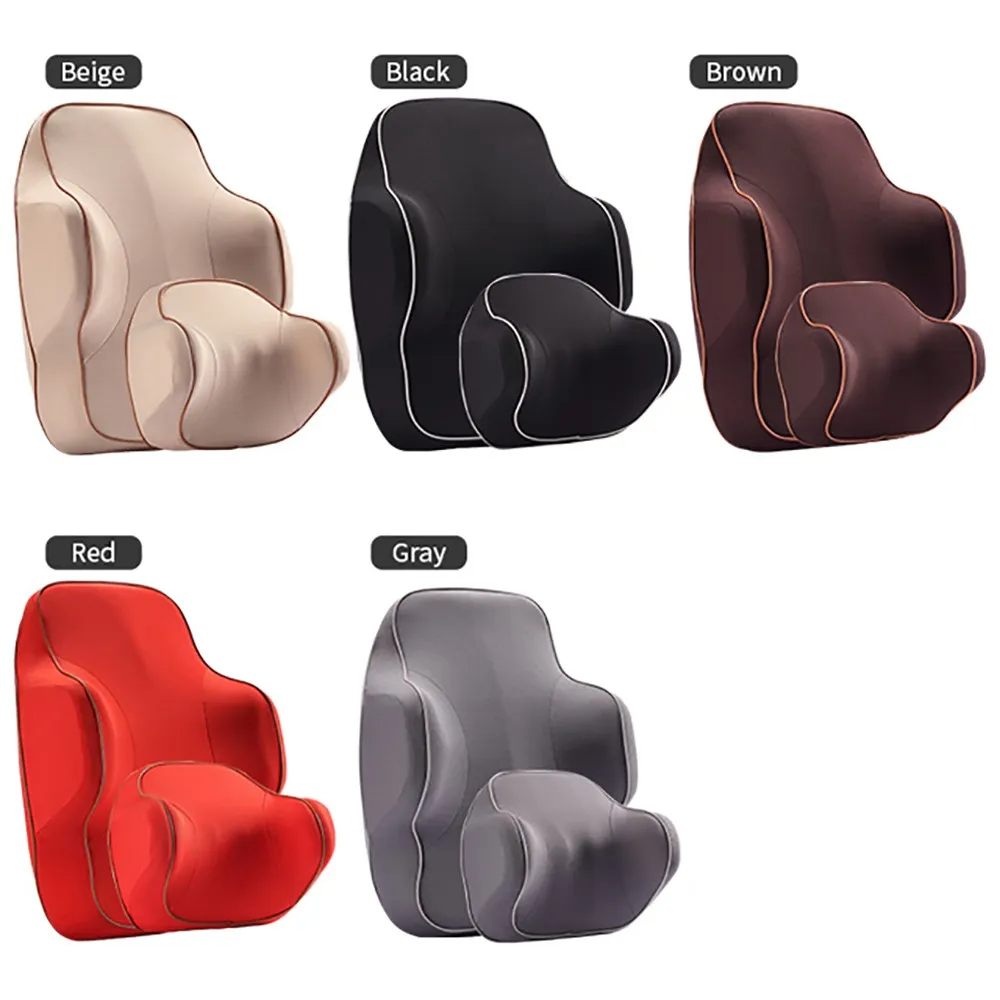 Car-Neck-Pillow-Support-Car-Cushion-1-Set-Headrest-Massage-Pillow-Space-Memory-Cotton-Vehicular-Neck