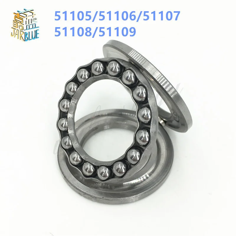 Sourcing Map 51100 - Cuscinetti A Sfera A Spinta, 10 Mm X 24 Mm X 9 Mm, In Acciaio Cromato ABEC3, A Fila Singola, 5 Pezzi - Foto 3