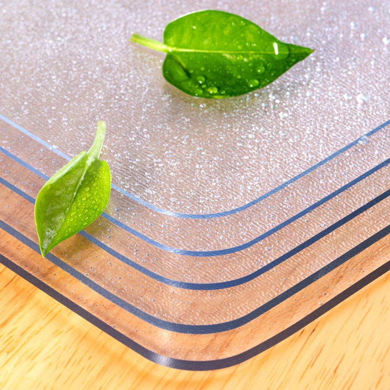 Slow Tree Soft Glass Tablecloth Transparent PVC Table Cover Waterproof Oilproof Kitchen Table Mat 1.3mm 1.6mm 2mm 3mm|Tablecloths| - AliExpress