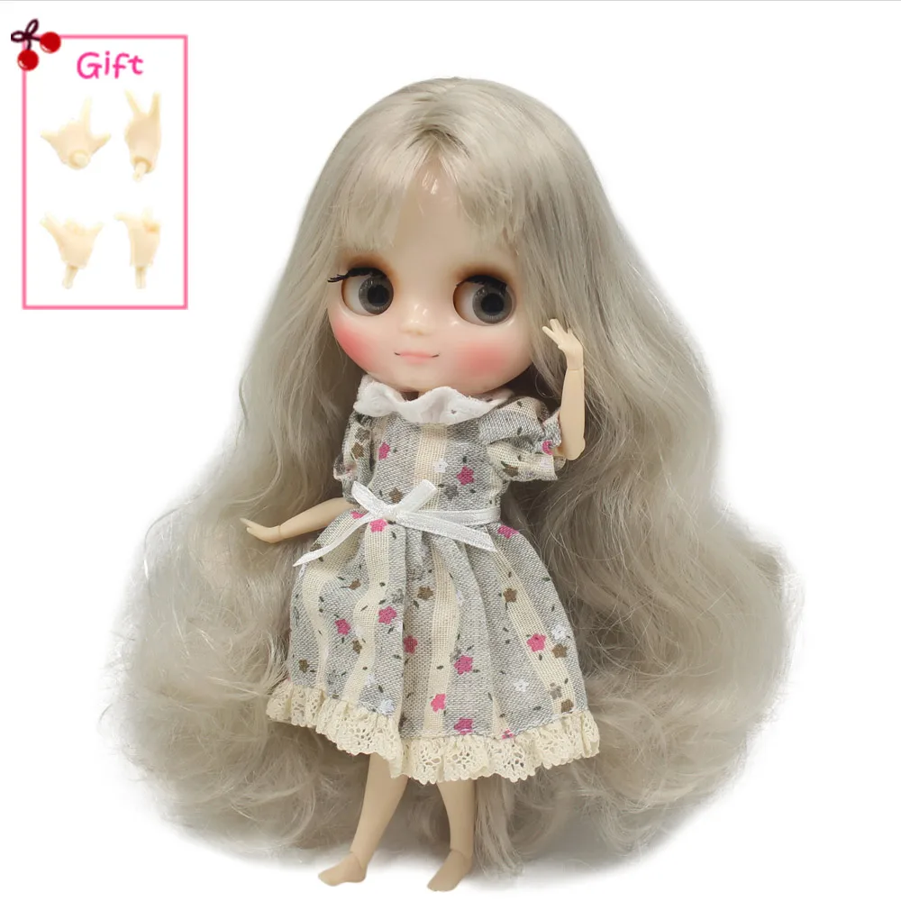 

Кукла ICY DBS Middie Blyth, № BL8800, серебристо-серые волосы с челкой, натуральная кожа, 1/8 bjd