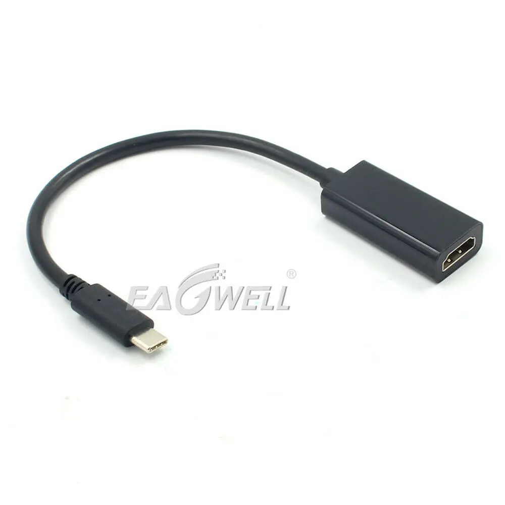 Usb type C-HDMI адаптер USB 3,1(USB-C)-HDMI адаптер переходник для ПК компьютера ТВ samsung S8 кабель адаптер