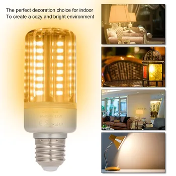 

Warm White E27 LED Corn Bulb Super Bright LED Light Bulbs 12/25/50W Incandescent Equivalent Non-dimmable