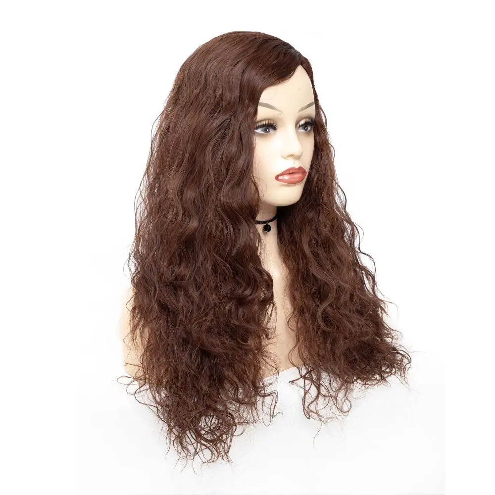 

SimBeauty Peruvian Loose Wave Curly Human Hair Lace Front Wigs Wavy 13x6 Deep Part Lace Wigs Brown Human Hair Wigs for Women
