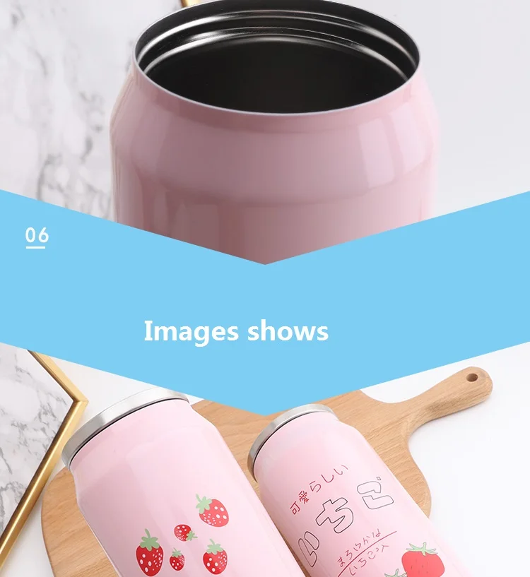 Корейские креативные милые банки для девочек и студентов, вакуумные чашки, термосы для детей, термос из нержавеющей стали, кружка с 304 изоляцией