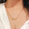 Birth Year Necklace Gold Old English Number Necklaces Year 1991 1992 1993 1994 1995 1996 1997 1999 Collar Mujer Birthday Gift ► Photo 3/6