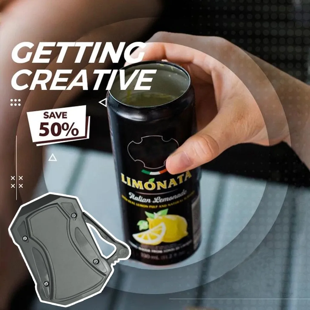 Go Swing Universal Topless Can Opener easiest Can Opener Manual Can Opener Professional Strong Bottle Opener Topless beer Opener