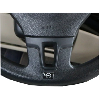 

50 pcs/lot New Car styling small Decorative Badge caps Steering wheel for opel opc renault alfa lada mazda Car Emblem