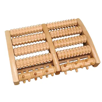 

Five Rows Of Foot Roller Massager With Wooden Nails Foot Massage With Wooden Massager Foot Massage Wood new