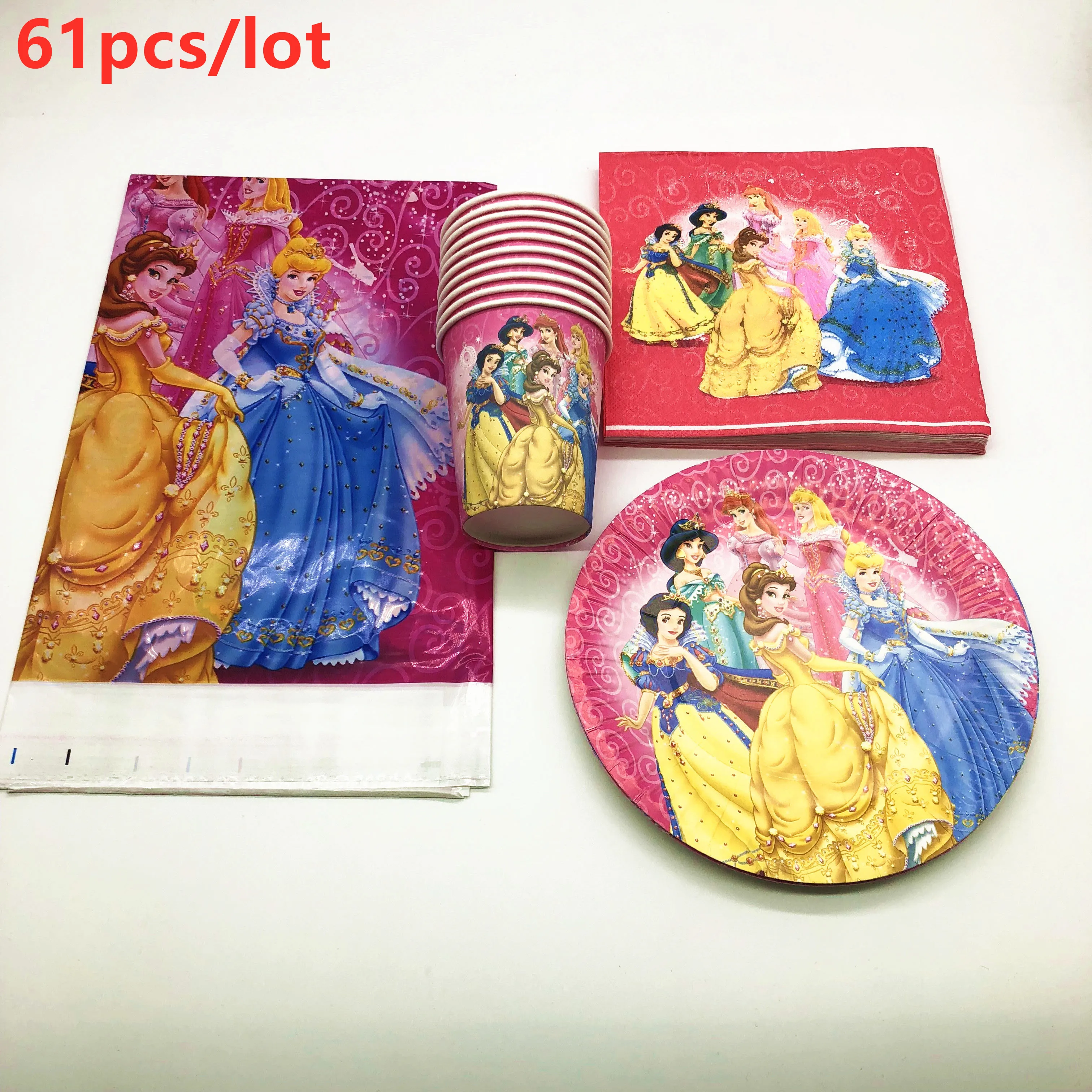 Disney Six princess Theme 61 шт. | Дом и сад