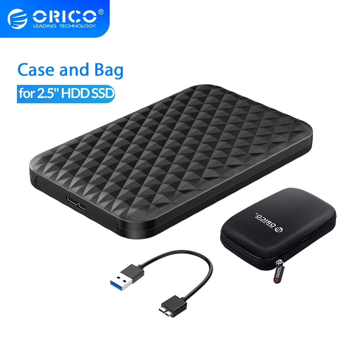 Чехол ORICO для внешнего жесткого диска SATA/USB 3 0 5 Гбит/с 9 мм 7 2 дюйма | Компьютеры и