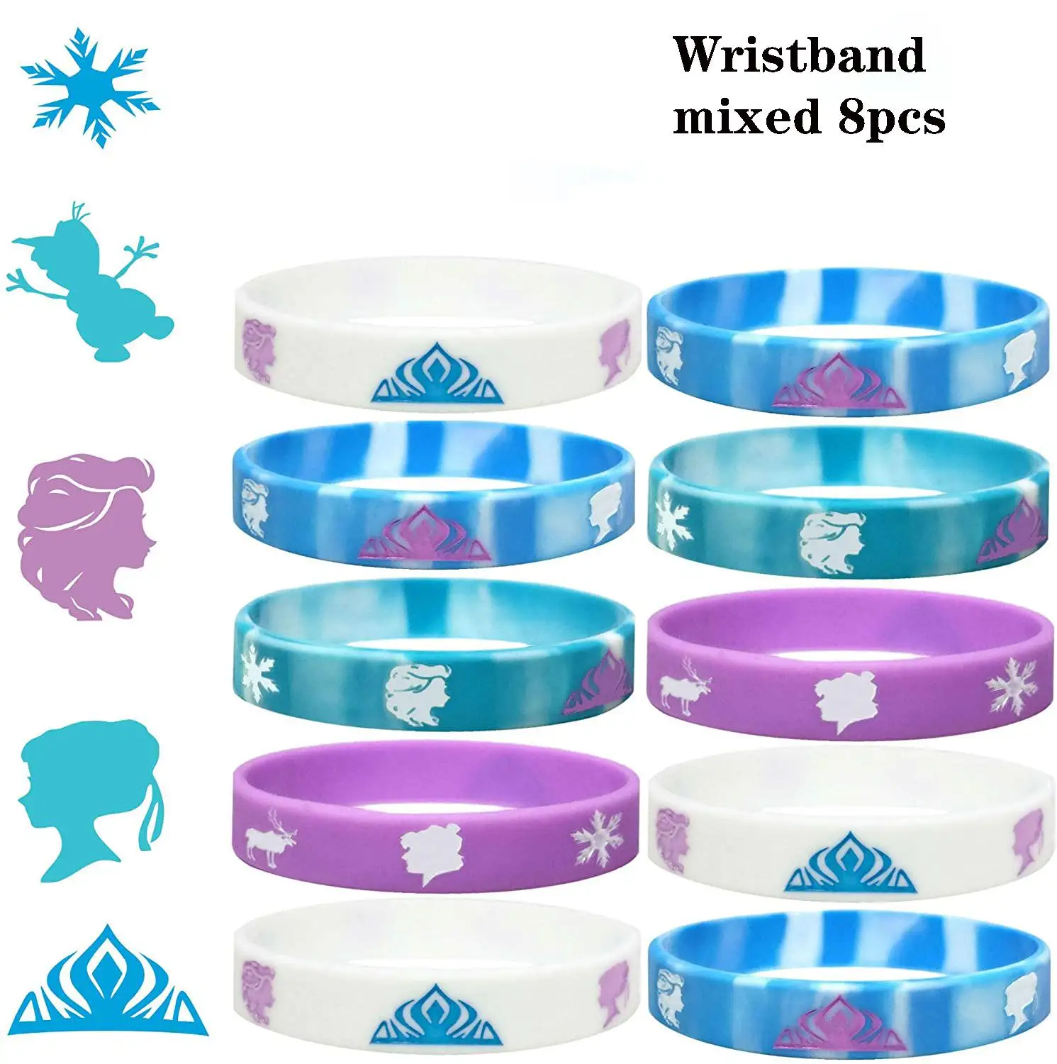 Party Toys 10Pcs Minnie Mouse Party Small Gift kid Silicone Bracelet for Birthday Party Minnie Gifts for Guests Kids Paarty Favor decor