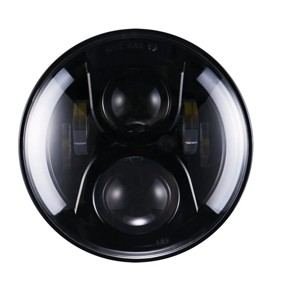 Marlaa 7 "/7 дюймов круглый светодиодный фары с DRL сигнальные огни кронштейном