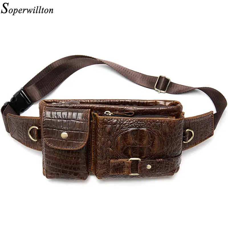 crocodile fanny pack