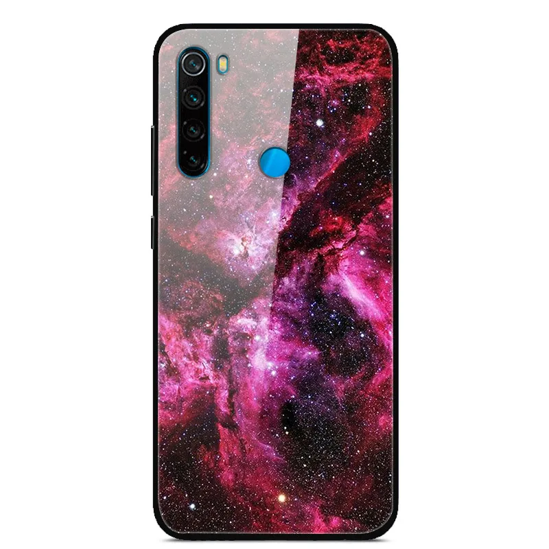 5 Для Xiaomi Redmi Note 8 чехол из закаленного стекла с печатным жестким чехлом для Xiaomi Redmi Note 8 Note8 чехол для Redmi Note 8 Pro Бампер - Цвет: 5
