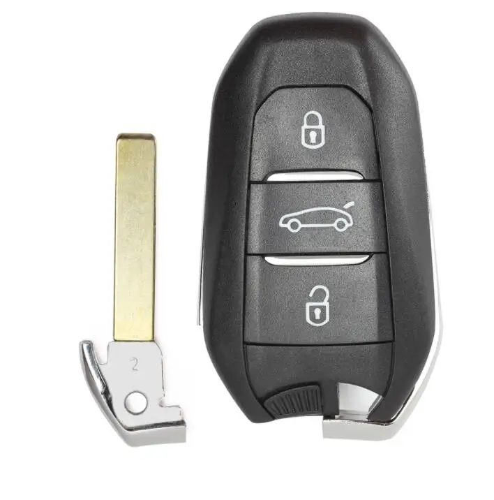 Oem 3 кнопки дистанционного брелока 434 МГц для Citroen для Peugeo для DS5(2011-) с VA2 лезвием