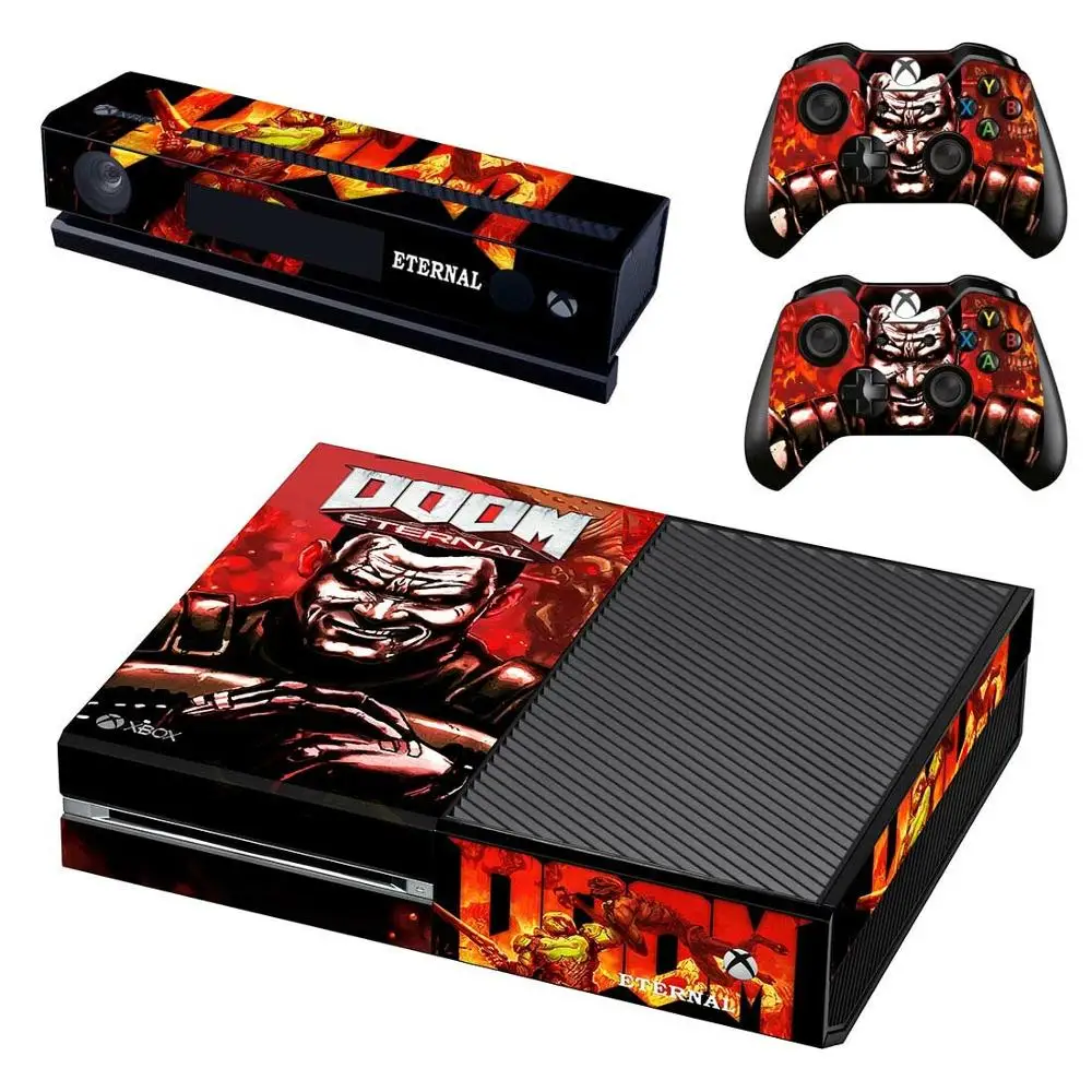 GSTM1917 Doom стикер s для xbox one виниловые наклейки на кожу стикеры Adesivo для xbox one консоль Kinect два контроллера шкуры - Цвет: GSTM1917
