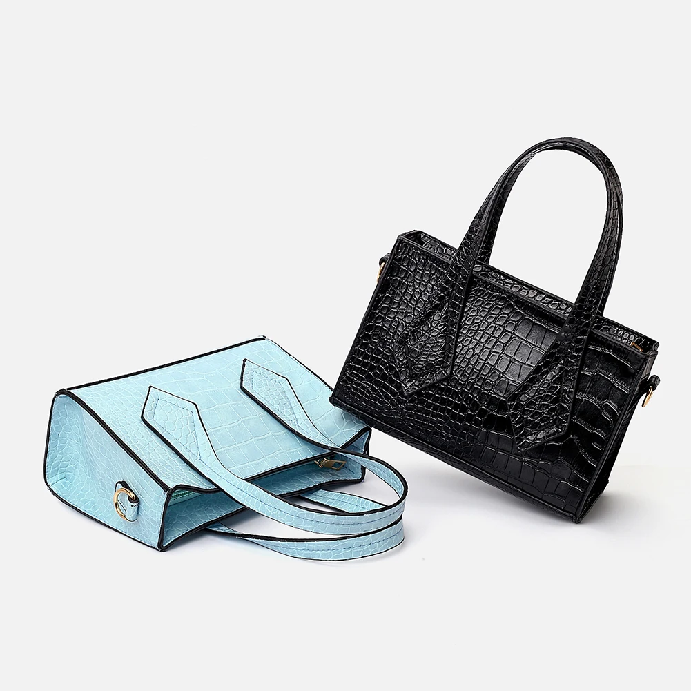 

Casual Women Alligator Pattern Crossbody Bags Ladies PU Leather Shoulder Handbag