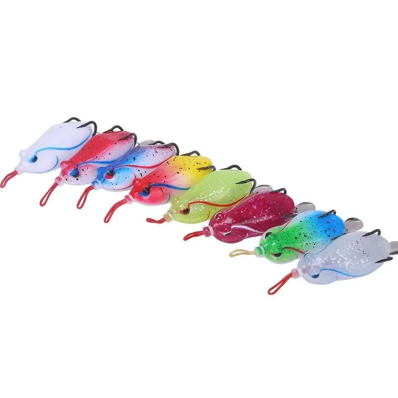 

6cm/15g soft ray frog fishing lures ODM Snakehead artificial hooks wobblers bait carp fishing fishing tackle Blood trough hook