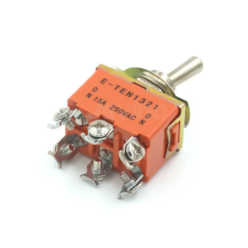 Выключатель питания 6pin ON 12 мм 15A 250 В AC|Выключатели| |