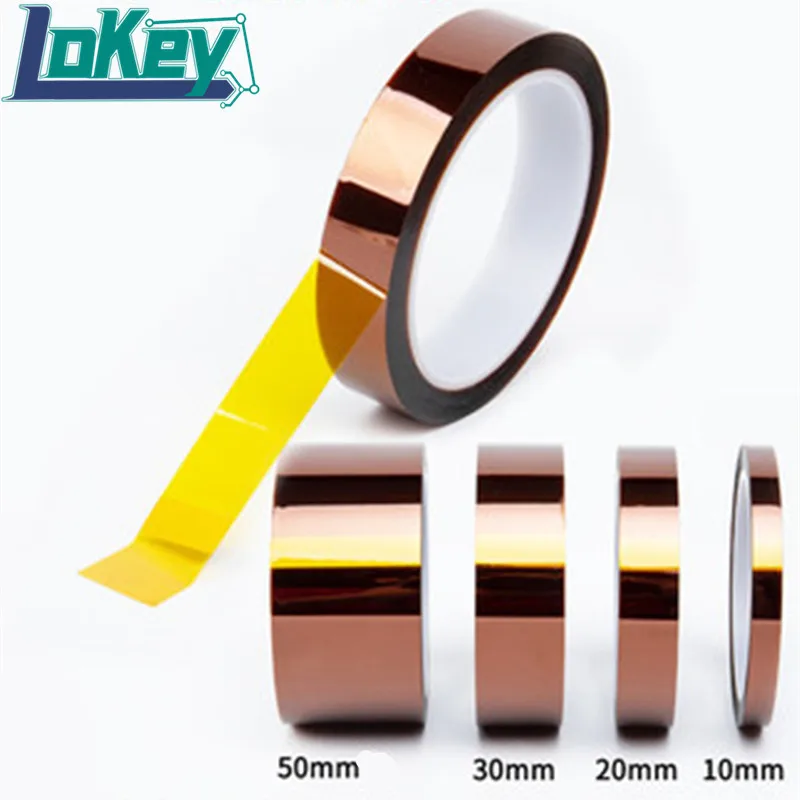 

High Temperature Heat BGA Tape Thermal Insulation Tape Polyimide Adhesive Insulating adhesive Tape 3D printing Board protection