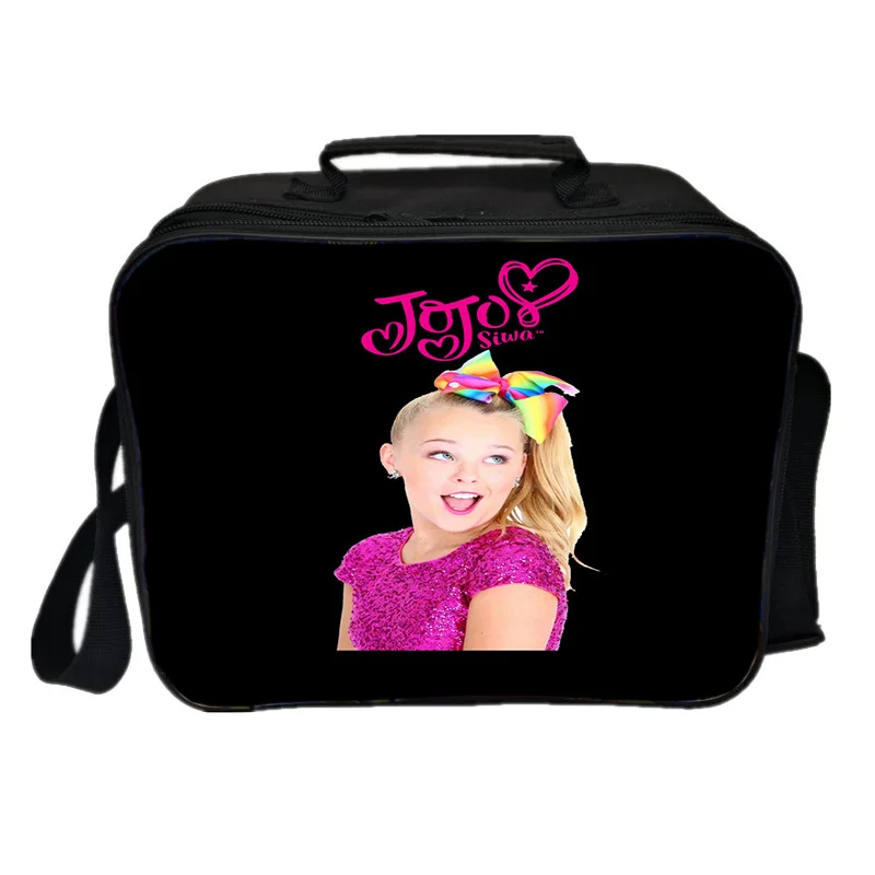 Jojo Siwa сумка-холодильник для детей, для мальчиков и девочек, сумка-холодильник, утеплитель, Модная студенческая Рабочая, новая практичная красивая сумка для ланча