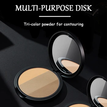 

Sevich 3 Colors Face Corrector Powder 9.5g Professional Face Concealer Shading Powder Cosmetics Contour Natural Bronzer Palette