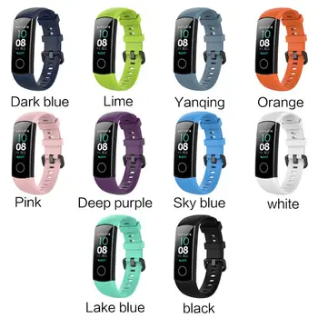 

Anti-scratch Soft Silicone Watch Band Sports Wrist Strap Replacement for Huawei Honor 5 Sports Bracelet Accessories