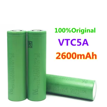 

100% New 2600mAh VTC5A 18650 battery Li-ion Lithium Battery high Capacity 2600mAh For Flashlight headlight Sony batteries