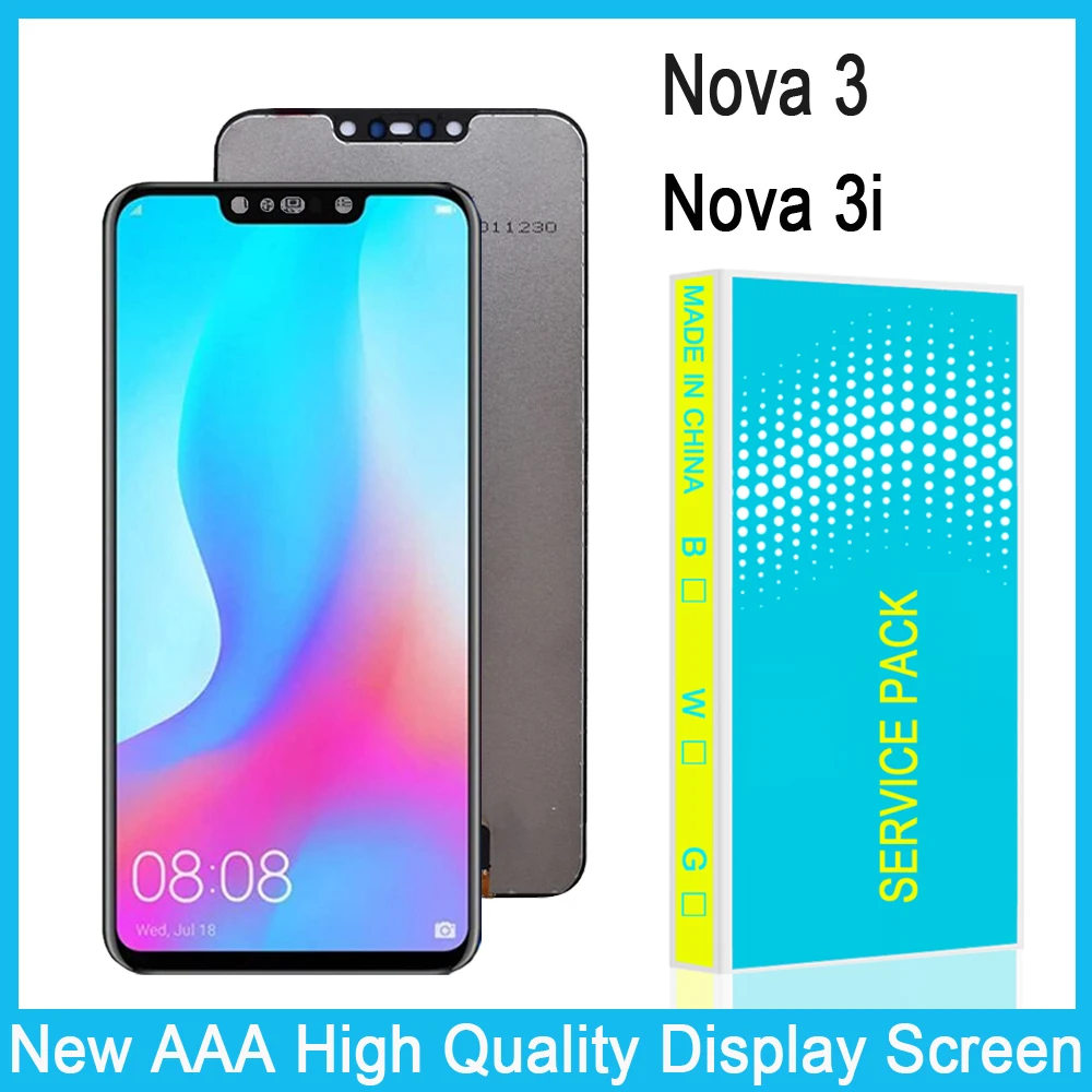 

6.3 inch For HUAWEI Nova 3 LCD Display Touch Screen Digitizer Replacement parts For HUAWEI Nova 3i LCD Display