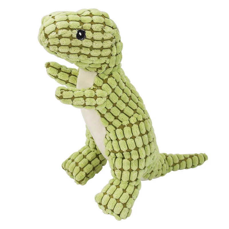 Funny Dinosaur Dog & Cat Chew Toy – Corn Wool Vocal Plush 5