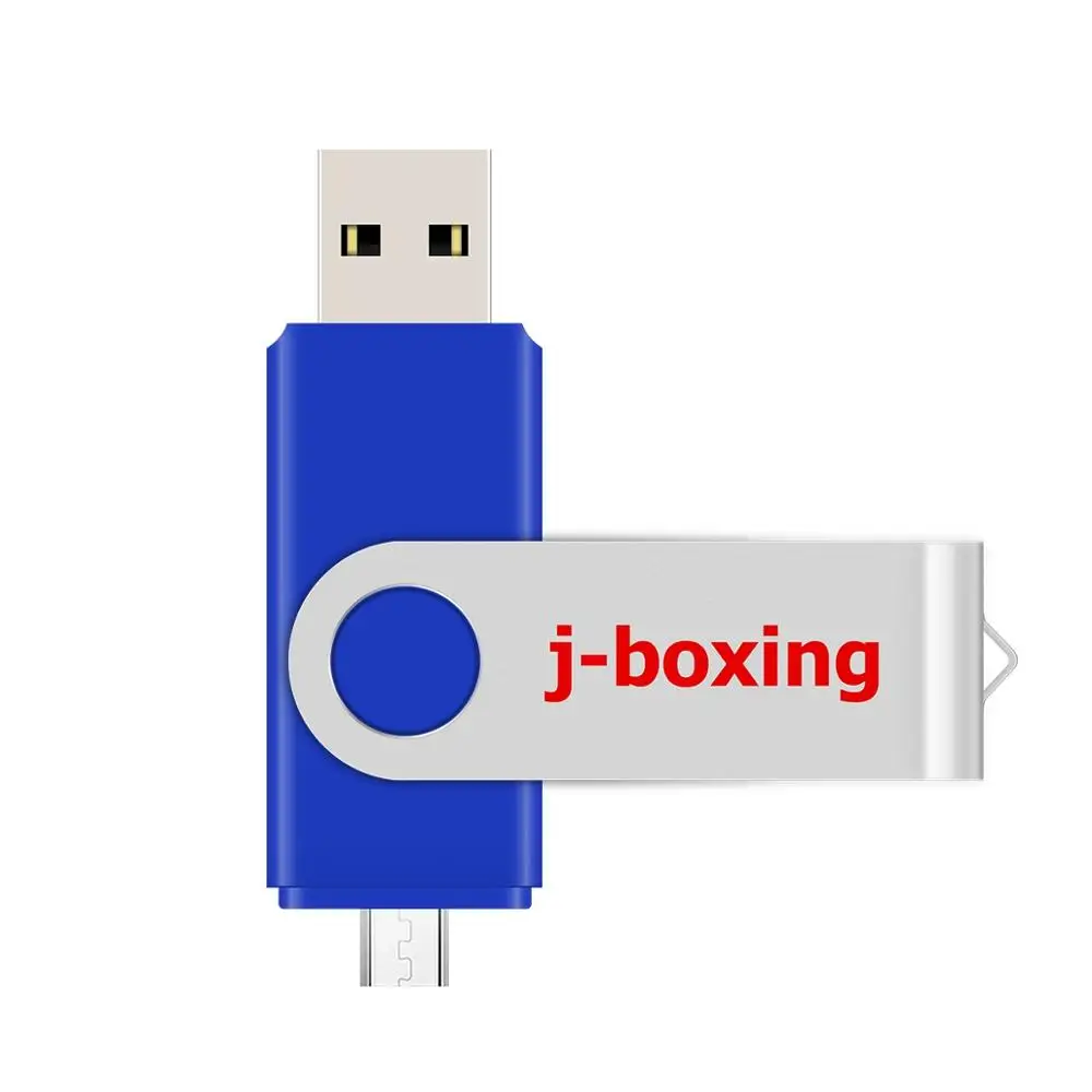

J-boxing OTG USB флэш-накопитель 16 Гб флэш-накопитель двойной порт 16 Гб карта памяти Micro USB флэш-накопитель для Android Samsung Huawei LG планшет синий