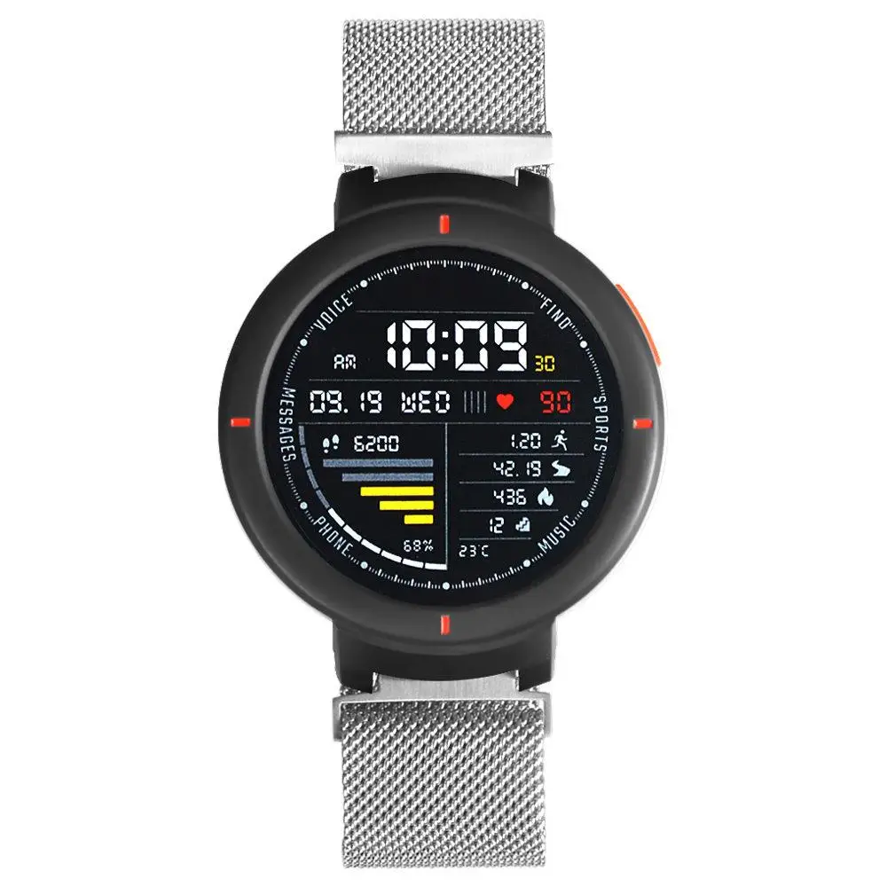 Запасной ремешок для часов Huami Amazfit Verge 3 металлический 20 мм Миланская Магнитная