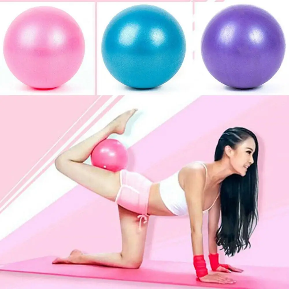 25cm Yoga Ball Exercise Gymnastics Fitness Pilates Ball Balance Exercise Gym Fitness Yoga Core Ball Indoor Training Yoga Ball
