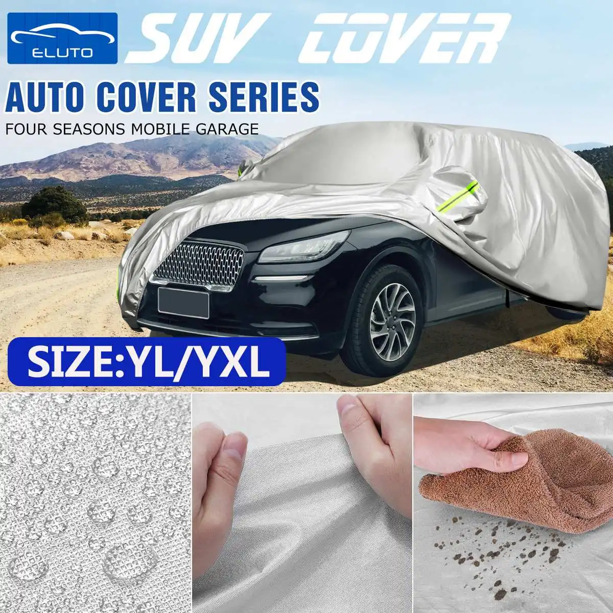 Universal Car Covers Full SUV Cover Indoor Outdoor Full Auot Cover Sun