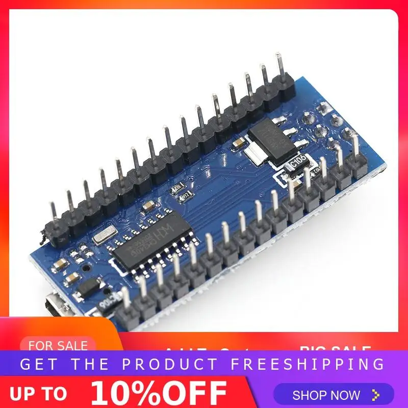 Мини-usb с контроллером загрузчика Nano 3,0 совместимый для arduino CH340 USB драйвер 16 МГц NANO V3.0 Atmega328