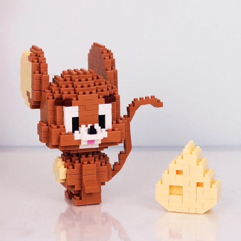 Кошка и мышь 2020 Горячий Дизайн Алмазная blcok классический мультфильм кирпичная