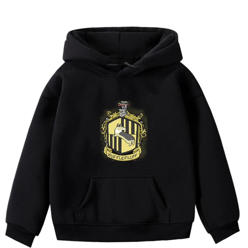 Hoodies 13 Детские осенние хлопковые толстовки для девочек Зимняя одежда топы с животным принтом «Собака» для маленьких девочек толстовки с капюшоном и Повседневное для мальчика, пуловер, толстовка Infantil - Цвет: Hoodies 13
